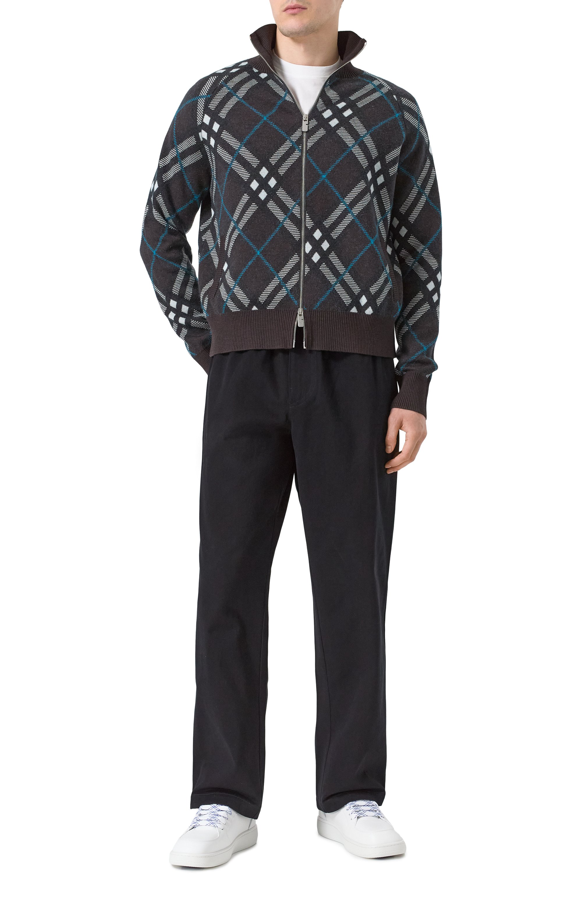 Хлопковые брюки BURBERRY, арт. 8105429, фото 2