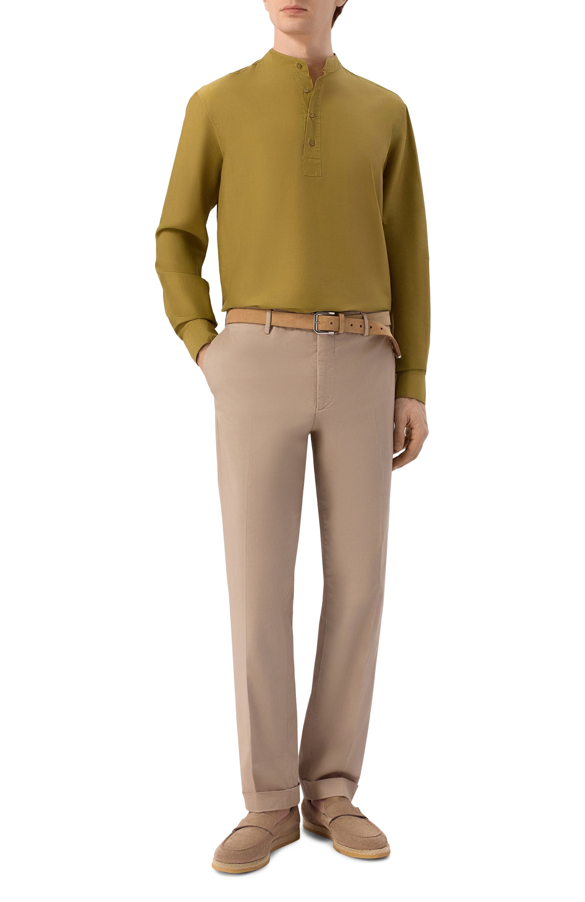 Рубашка из хлопка и шелка MVST, арт. M26.2PM.B021/F129, фото 2