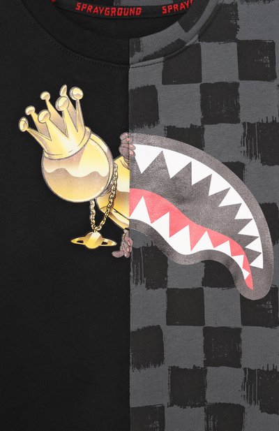 Хлопковый свитшот SPRAYGROUND, арт. SPY1353G_001, фото 3