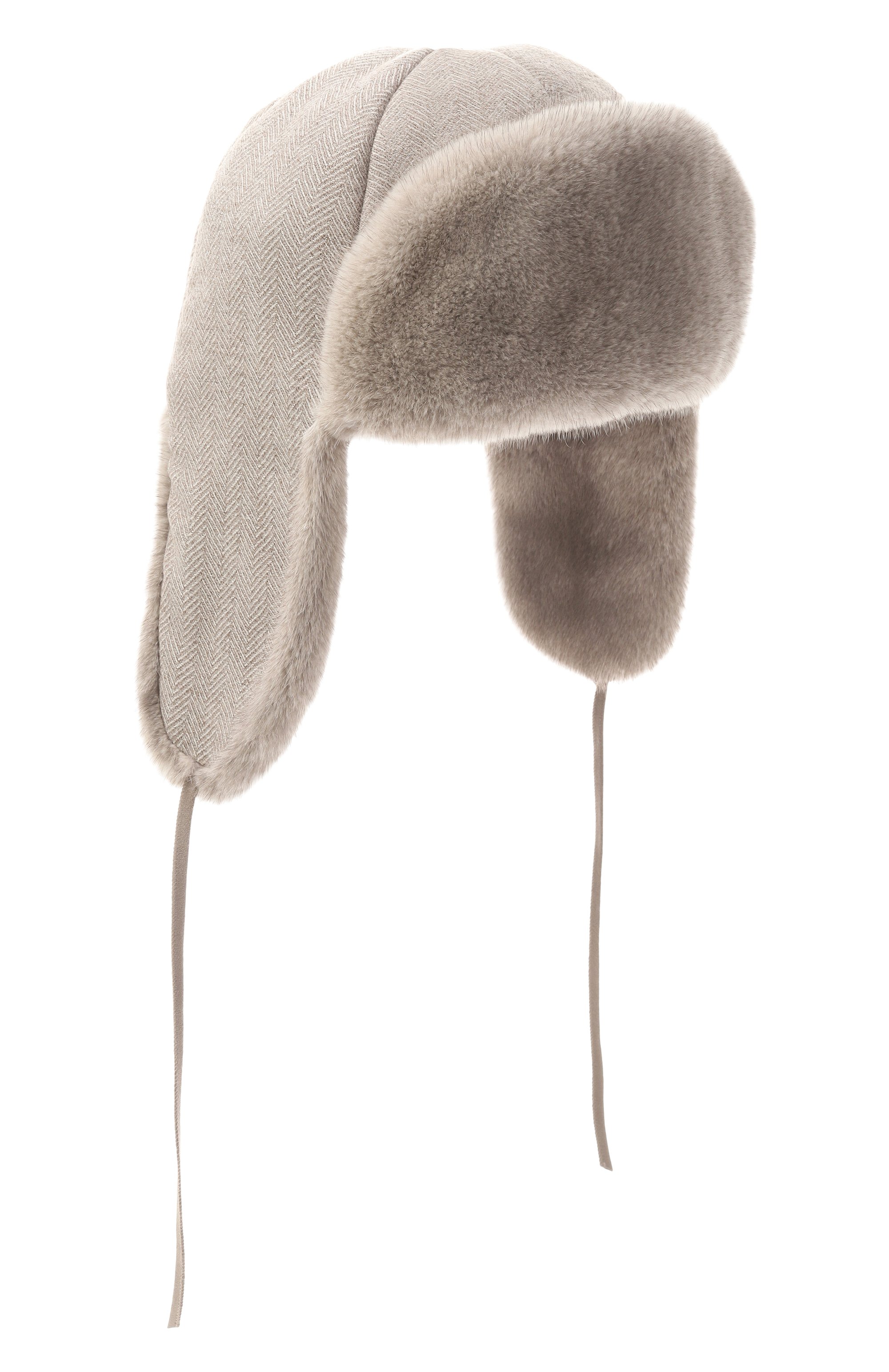 Кашемировая шапка-ушанка дарья с мехом норки FURLAND, арт. 0194810010080600078, фото 1
