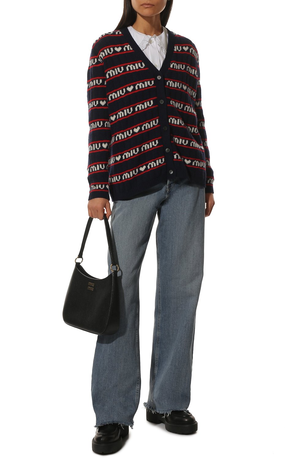 Шерстяной кардиган MIU MIU, арт. MMF376-1RR1-F0008, фото 2