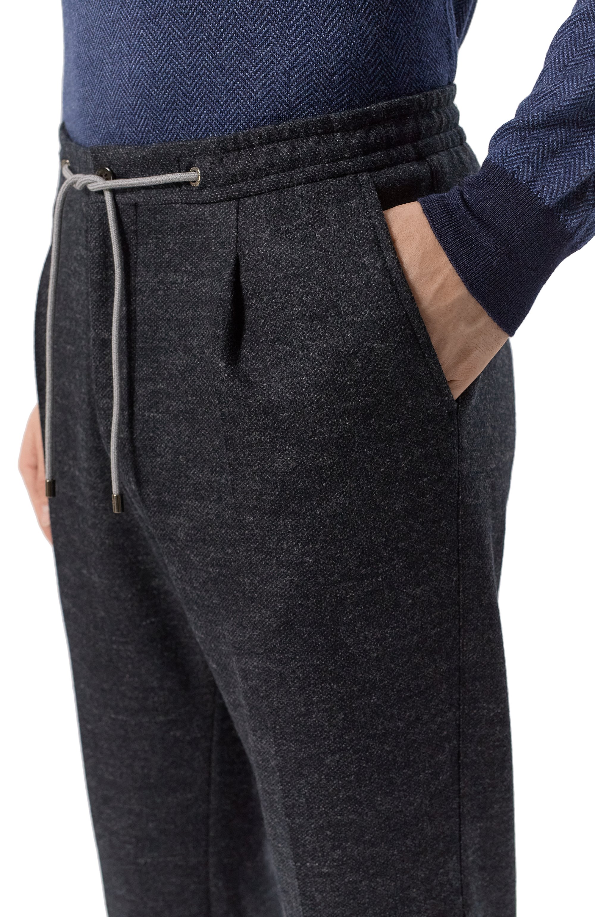 Шерстяные брюки CORNELIANI, арт. 944L19-9417800, фото 5