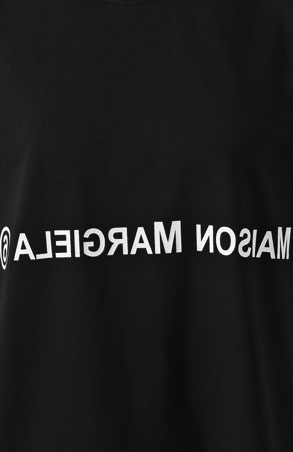 Платье из смеси шерсти и хлопка MM6 черного цвета по цене 39200 руб., арт. S32CU0084/S16875, фото 5 Платье из смеси шерсти и хлопка MM6, арт. S32CU0084/S16875, фото 5