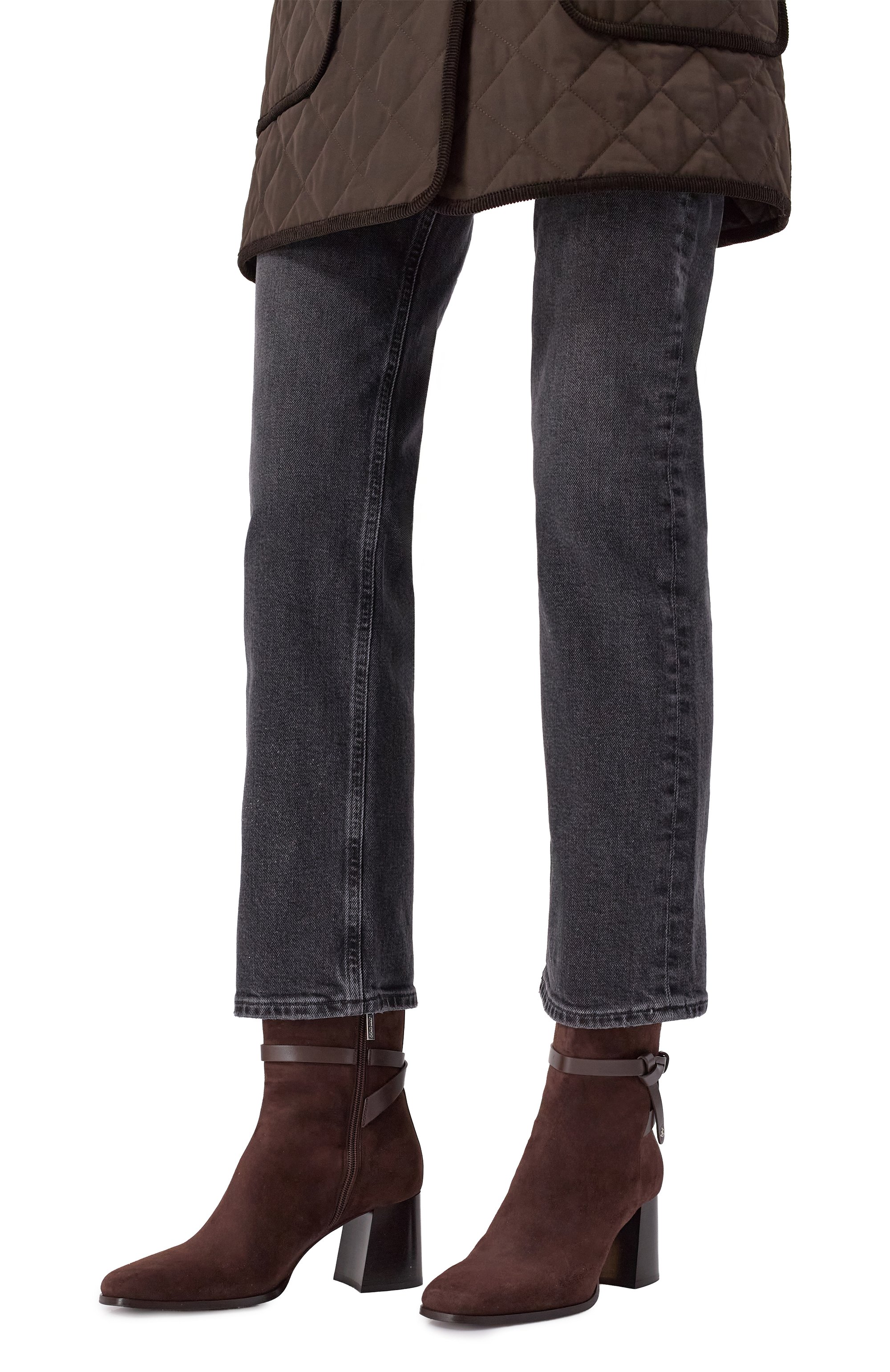 Замшевые ботильоны lawton 65 JIMMY CHOO, арт. LAWT0NAB65ALR, фото 2