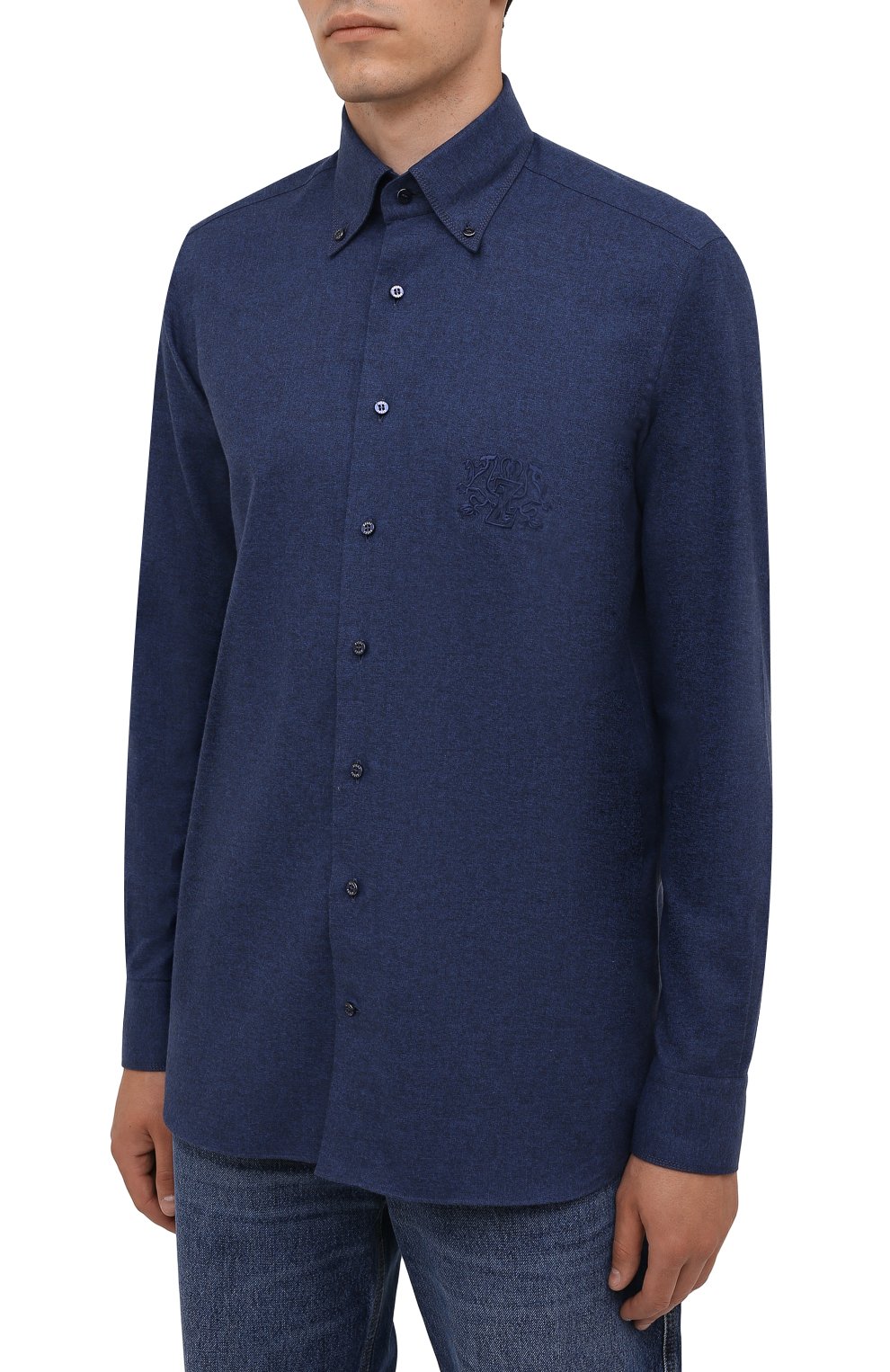 Хлопковая рубашка ZILLI, арт. MFW-45007-301082/ZS180, фото 3