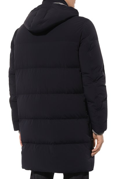 Пуховик BRUNELLO CUCINELLI темно-синего цвета по цене 543000 руб., арт. MM4031827, фото 4 Пуховик BRUNELLO CUCINELLI, арт. MM4031827, фото 4