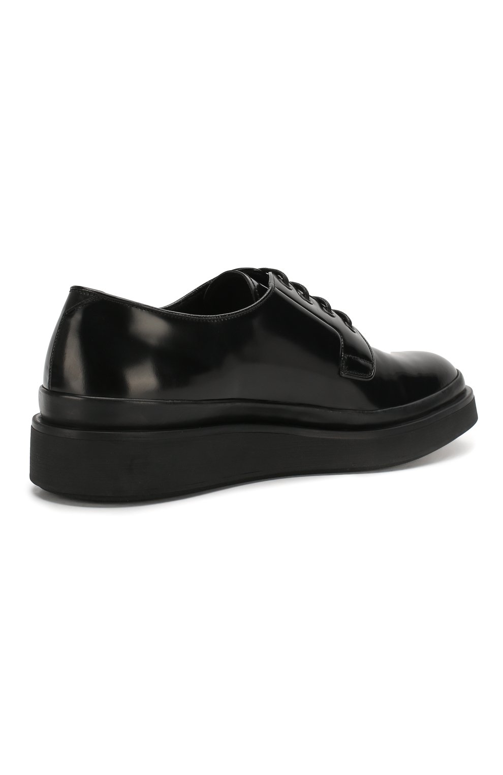 Кожаные дерби PRADA, арт. 2EE311-P39-F0002, фото 4