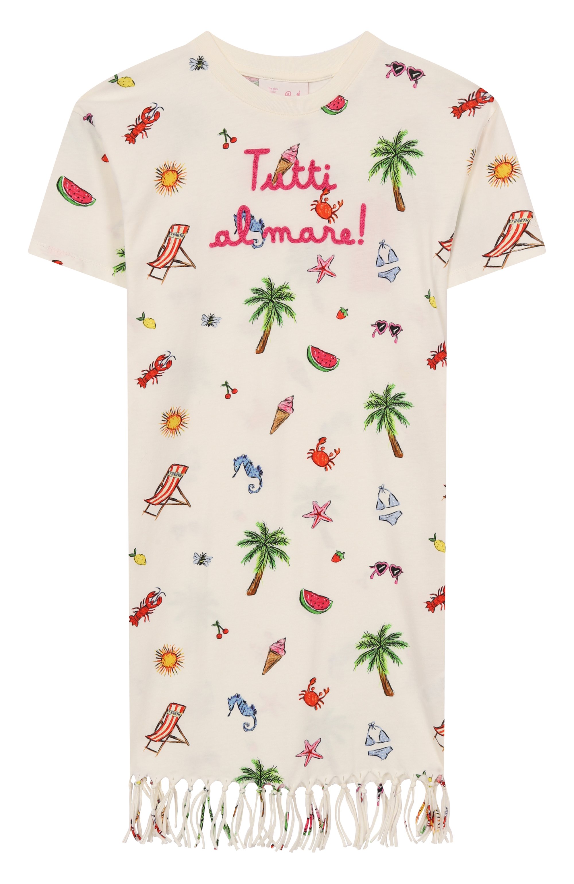 Хлопковая туника MC2 SAINT BARTH, арт. STBK ABBEY/03844H, фото 1