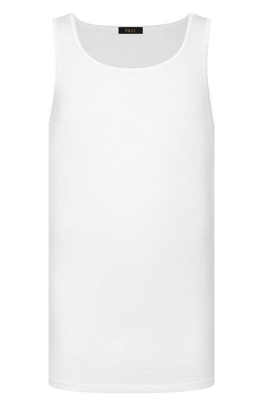 Хлопковая майка Zilli CNM005M0110V00000 Белый CNM005M0110V00000