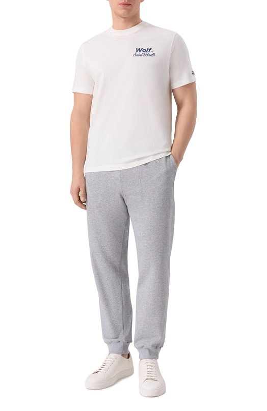 Хлопковая футболка MC2 Saint Barth ARN0001-03201I/ARN0TT Белый  ARN0001-03201I/ARN0TT Фото 2