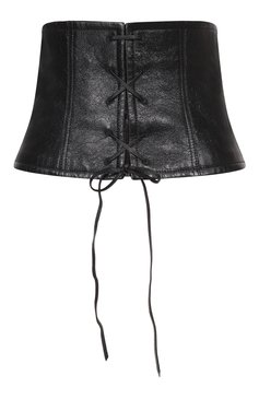 Кожаный корсет MIU MIU, арт. MPT238-1SNT-F0002, фото 1