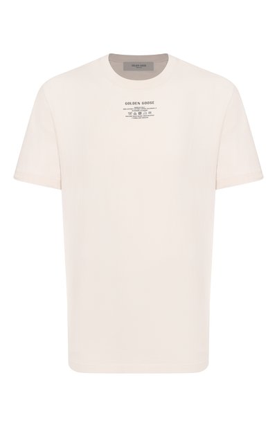 Мужская хлопковая футболка GOLDEN GOOSE DELUXE BRAND, арт. GMP01220.P001881