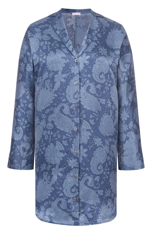 Шелковая рубашка Zimmerli 6100-15003 Синий 6100-15003