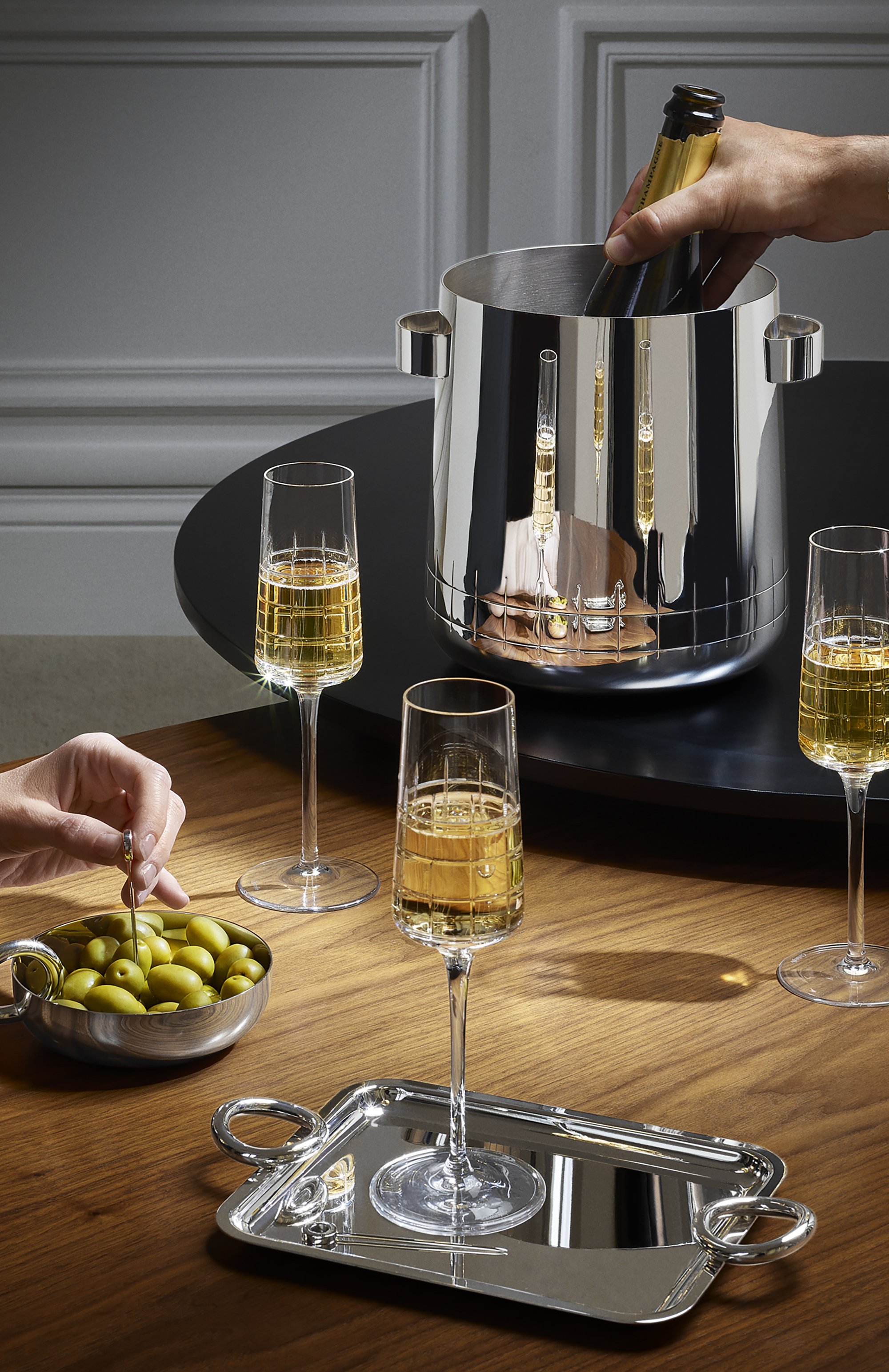 Набор из 2-х фужеров для шампанского graphik CHRISTOFLE, арт. 07965010, фото 2