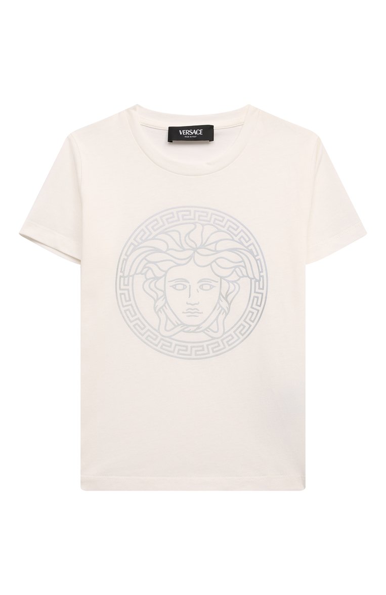 Хлопковая футболка VERSACE, арт. 1000239/1A11718/8-14, фото 1