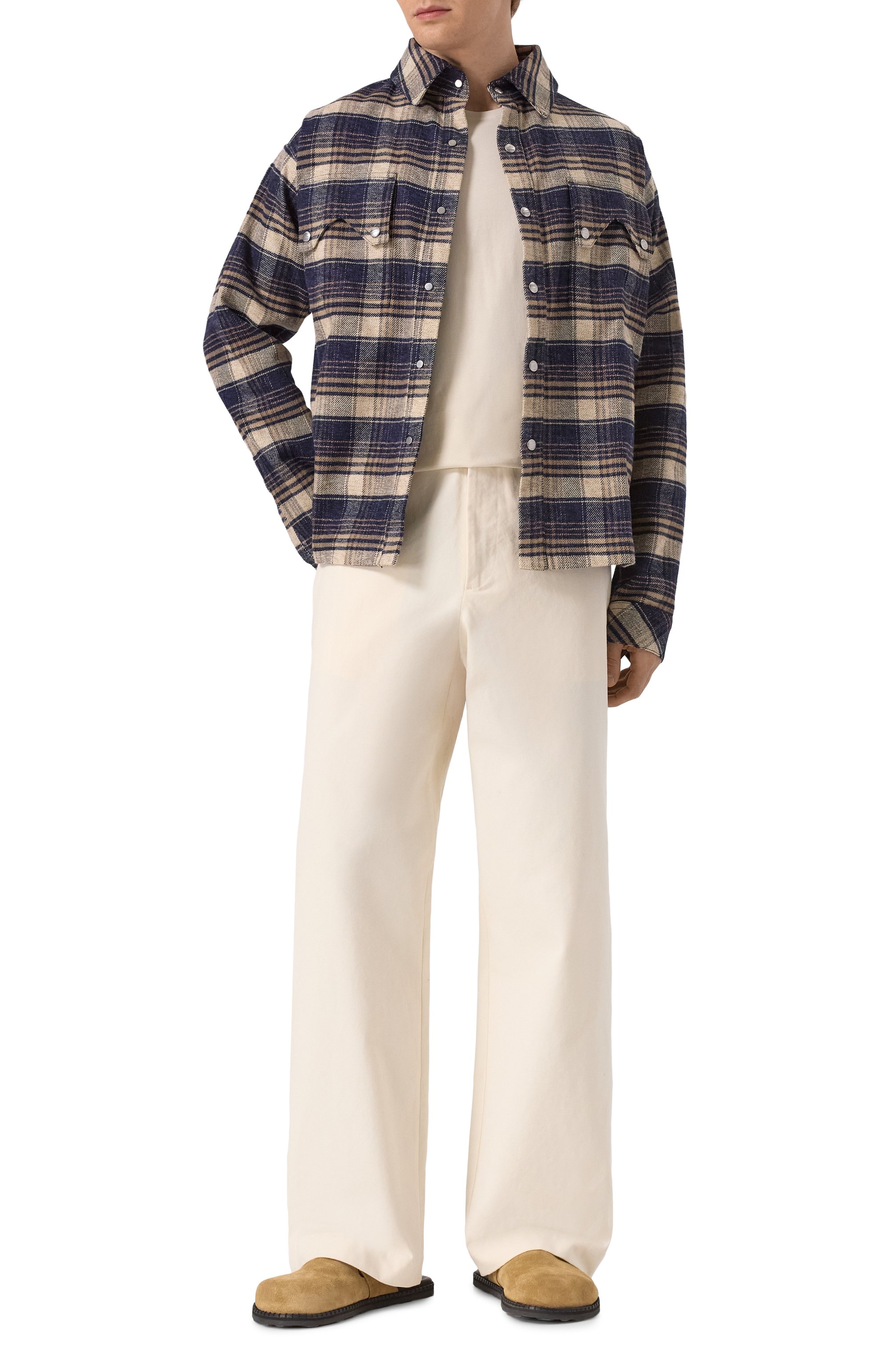 Хлопковые брюки JIL SANDER, арт. J47KA0269-J45267, фото 2