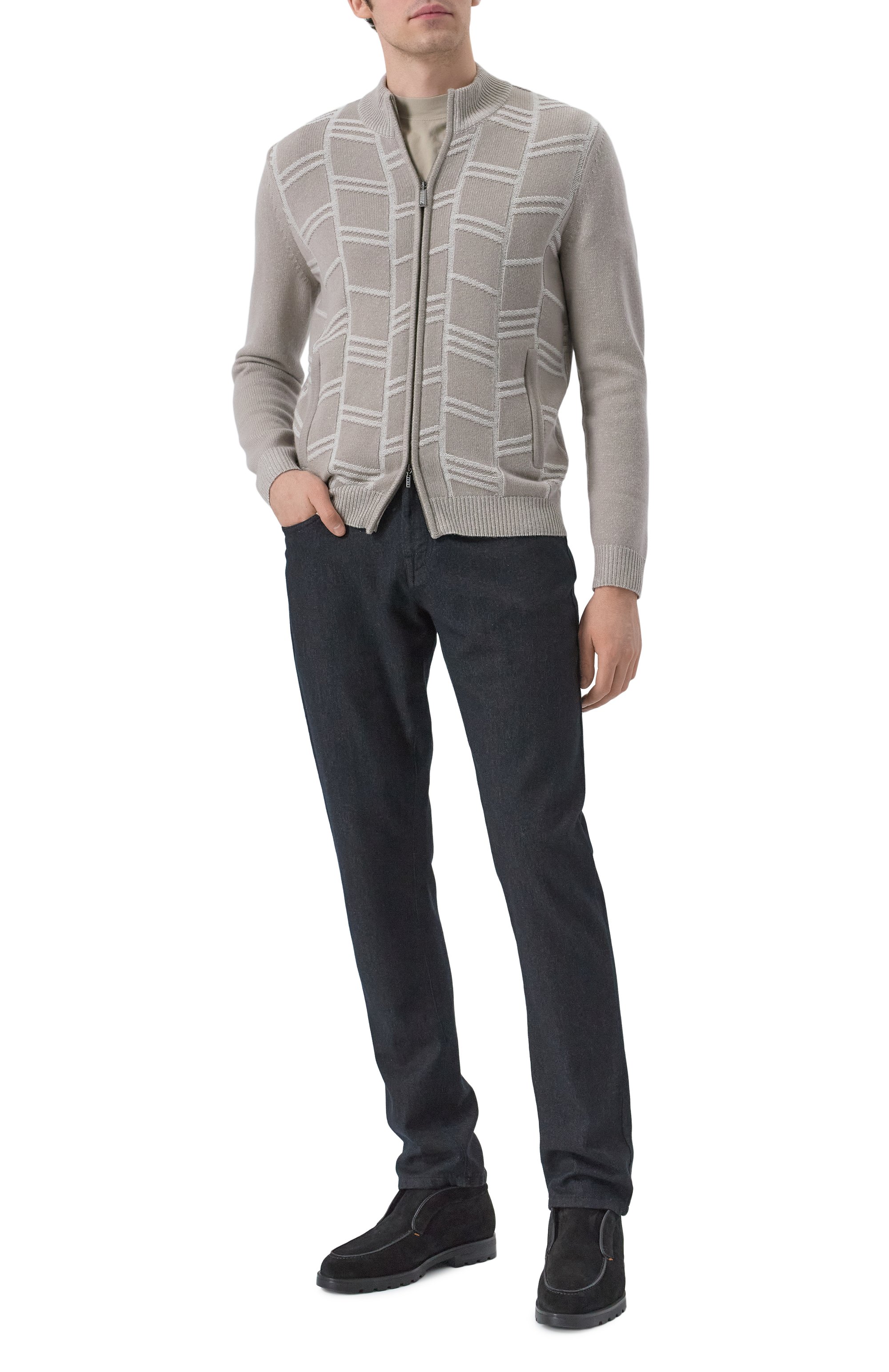 Замшевые ботинки detroit SANTONI, арт. MGDG17823NE0ASEY, фото 2