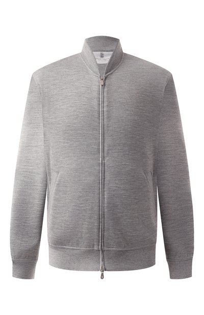 Мужской толстовка из кашемира и шелка BRUNELLO CUCINELLI, арт. MM8359072G