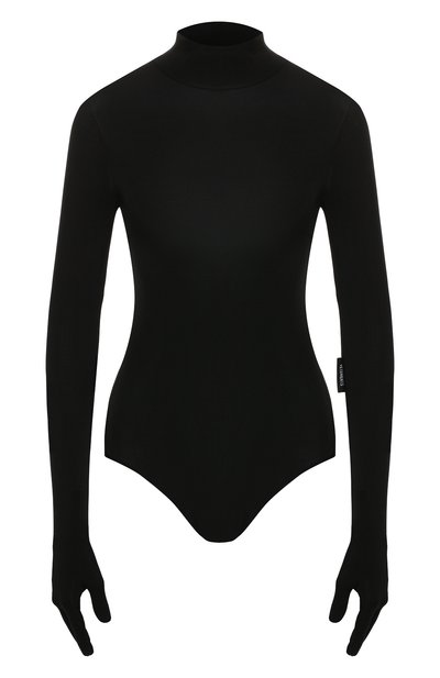 Женское боди из вискозы VETEMENTS, арт. WAH20TR400/BLACK