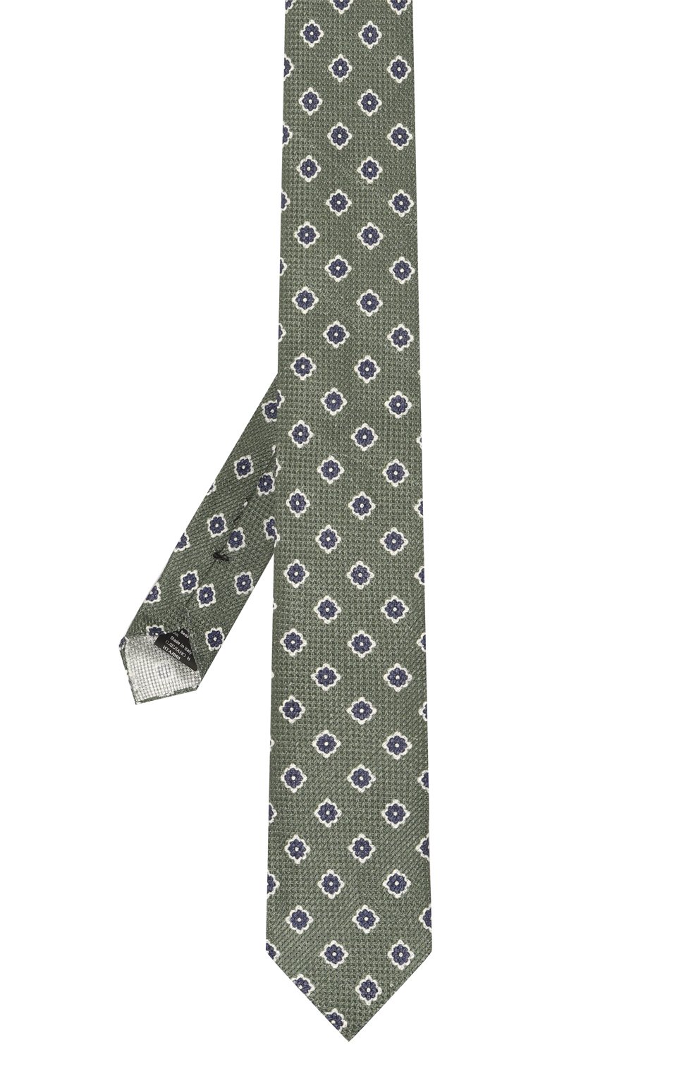 Галстук изо льна и шелка BOSS зеленого цвета по цене 9600 руб., арт. 50491259, фото 3 Галстук изо льна и шелка BOSS, арт. 50491259, фото 3