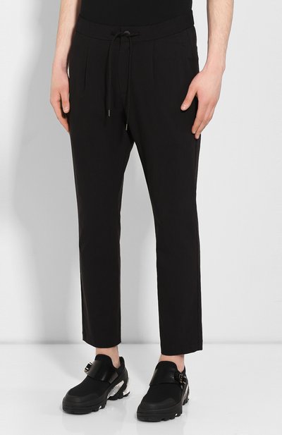 Брюки KAZUYUKI KUMAGAI черного цвета по цене 22300 руб., арт. AP01-232, фото 3 Брюки KAZUYUKI KUMAGAI, арт. AP01-232, фото 3