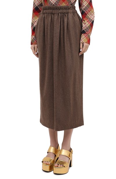Шерстяная юбка DRIES VAN NOTEN, арт. 202-10871-1041, фото 3