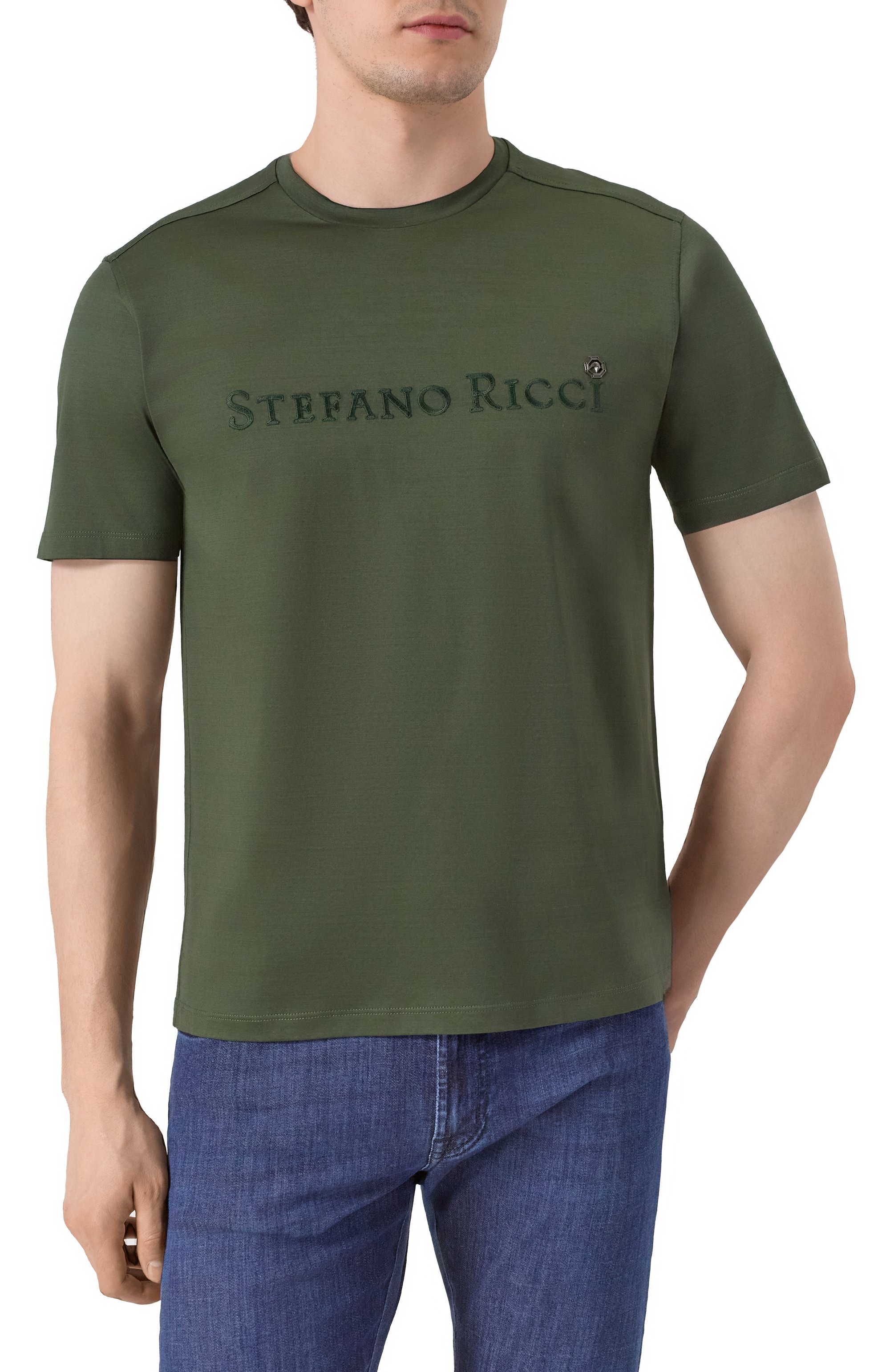 Хлопковая футболка STEFANO RICCI, арт. MNH5204300/TE0001, фото 3