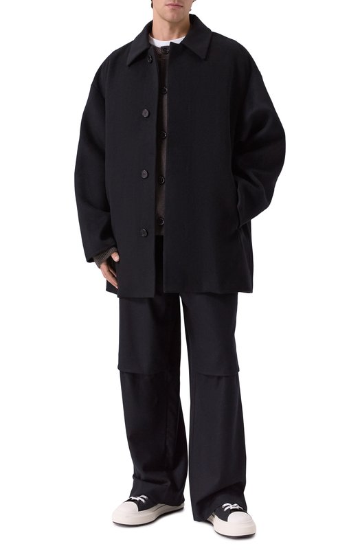 Пальто из шерсти и кашемира Juun.J JC5X30P11 Чёрный  JC5X30P11 Фото 2