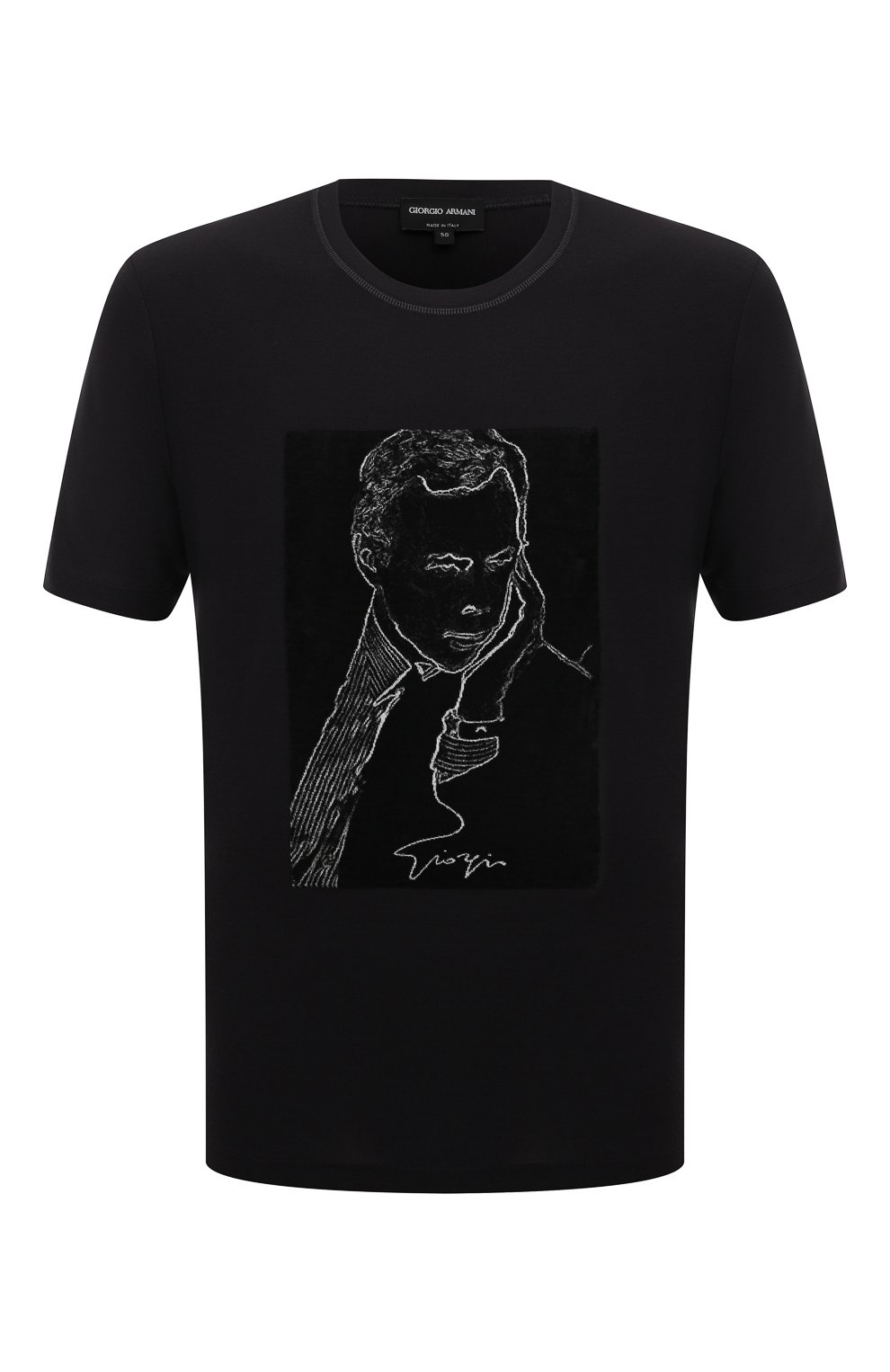 Футболка из вискозы GIORGIO ARMANI, арт. GM000237/AF12403, фото 1