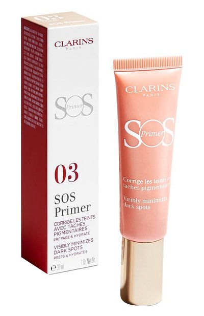 База под макияж, корректирующая пигментацию sos primer, оттенок 03 (30ml) CLARINS, арт. 80081159, фото 3