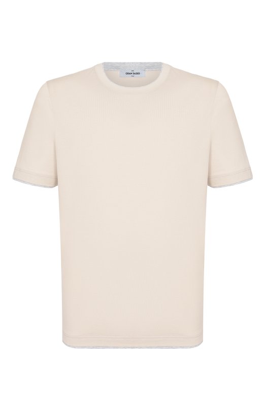 Хлопковая футболка Gran Sasso 60123/73710 Бежевый 60123/73710