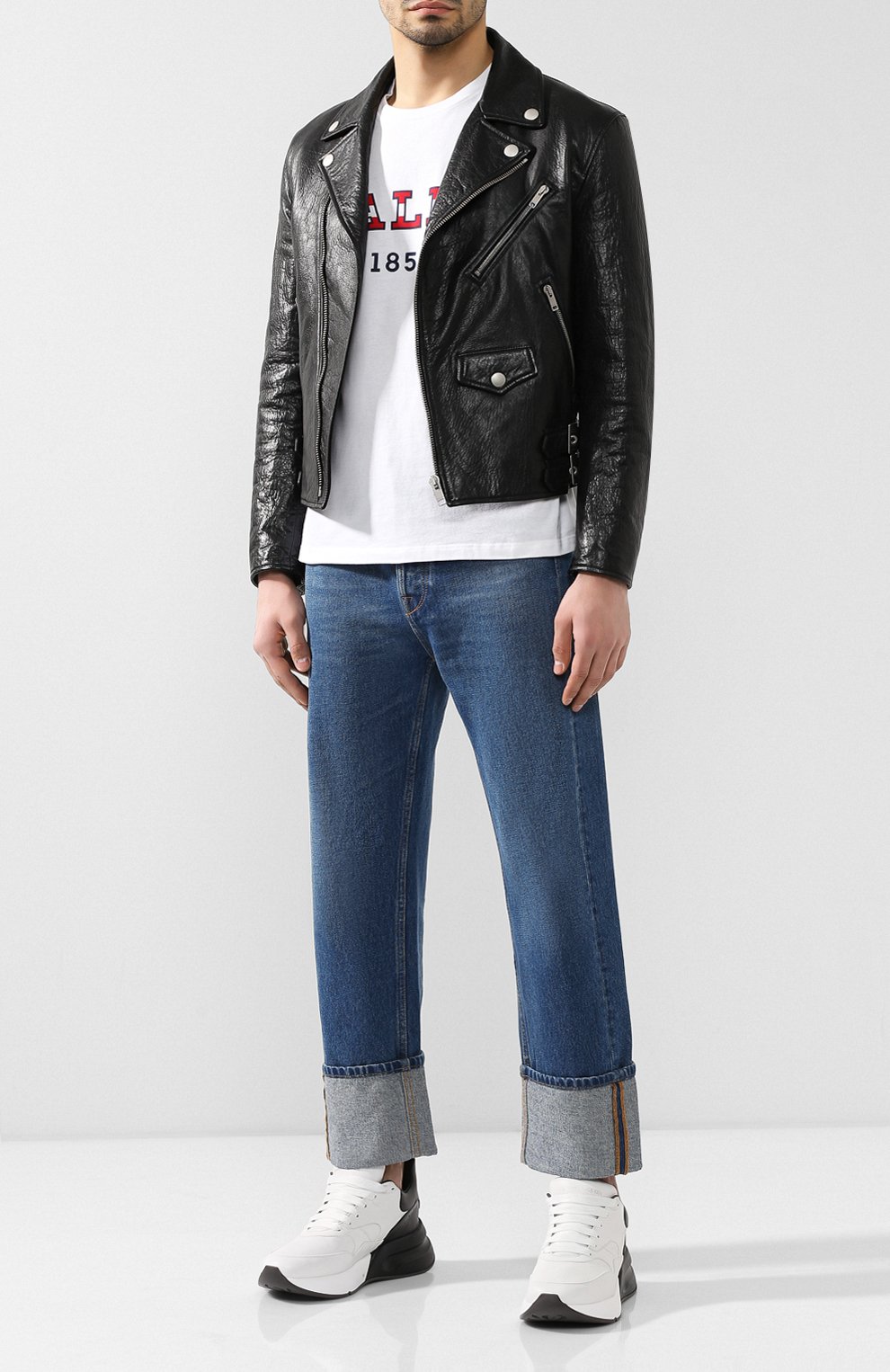 Хлопковая футболка BALLY, арт. M5CA461F-7S254/10, фото 2