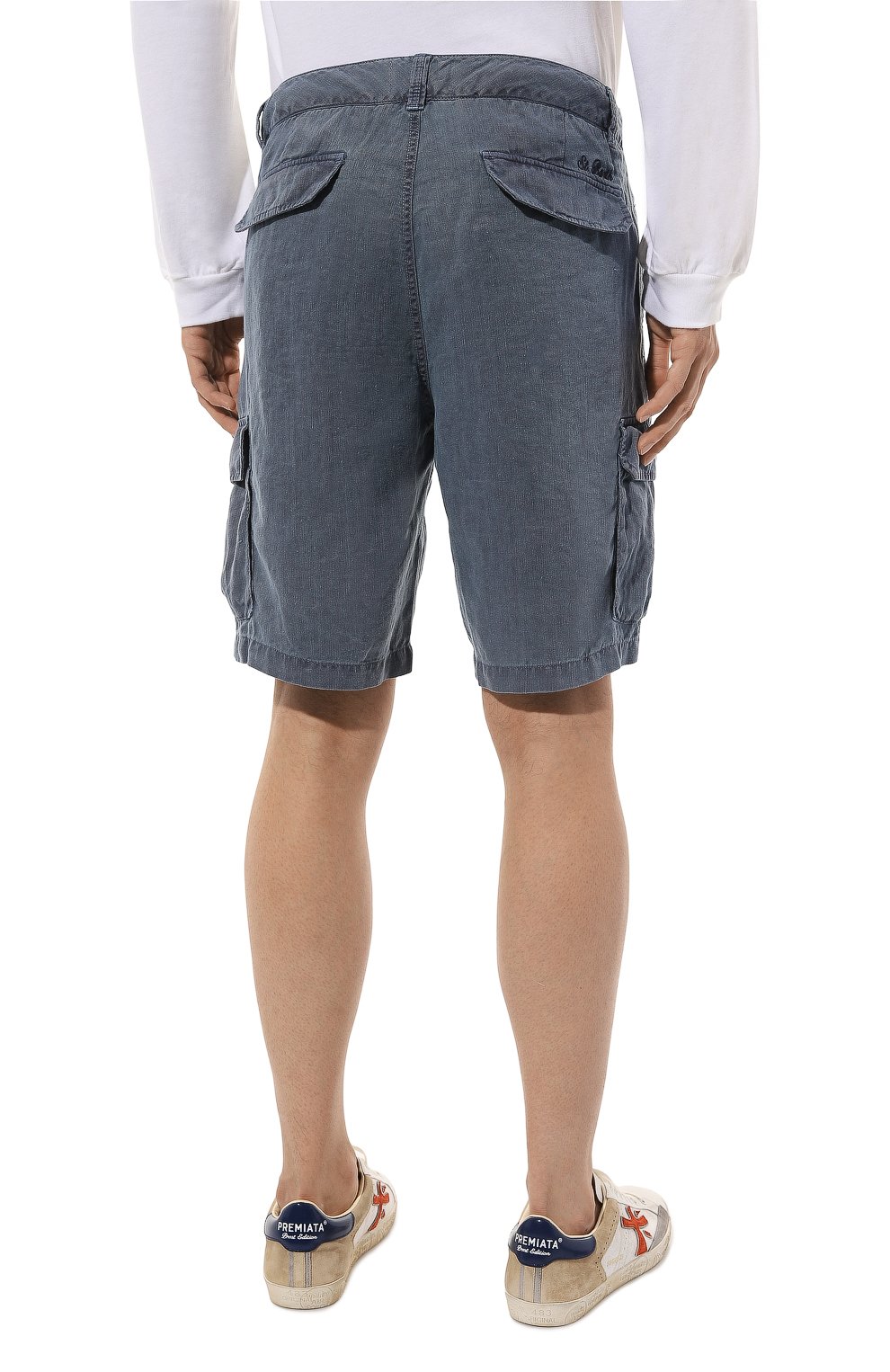 Льняные шорты MC2 SAINT BARTH, арт. STBM/R0DI/04444F, фото 4