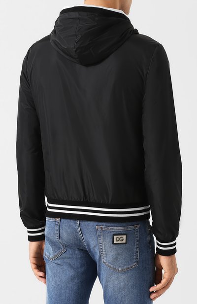 Бомбер на молнии с капюшоном DOLCE & GABBANA, арт. G9LH0T/FUMQG, фото 4