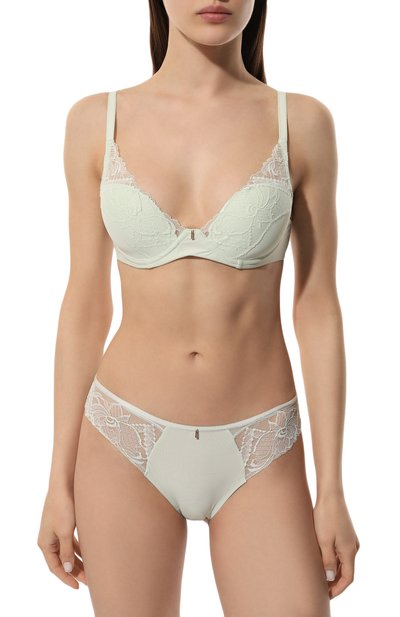 Трусы-танга CHANTELLE светло-зеленого цвета по цене 6420 руб., арт. C17Q90, фото 2 Трусы-танга CHANTELLE, арт. C17Q90, фото 2