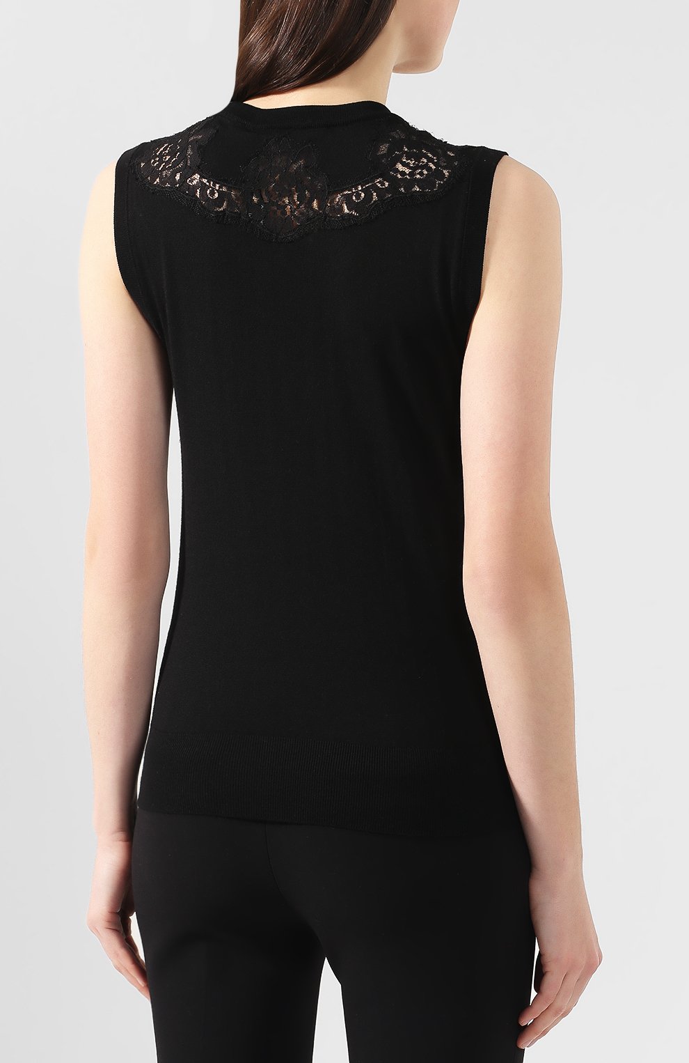 Топ из смеси шерсти и хлопка DOLCE & GABBANA, арт. FX620T/JAVUL, фото 4