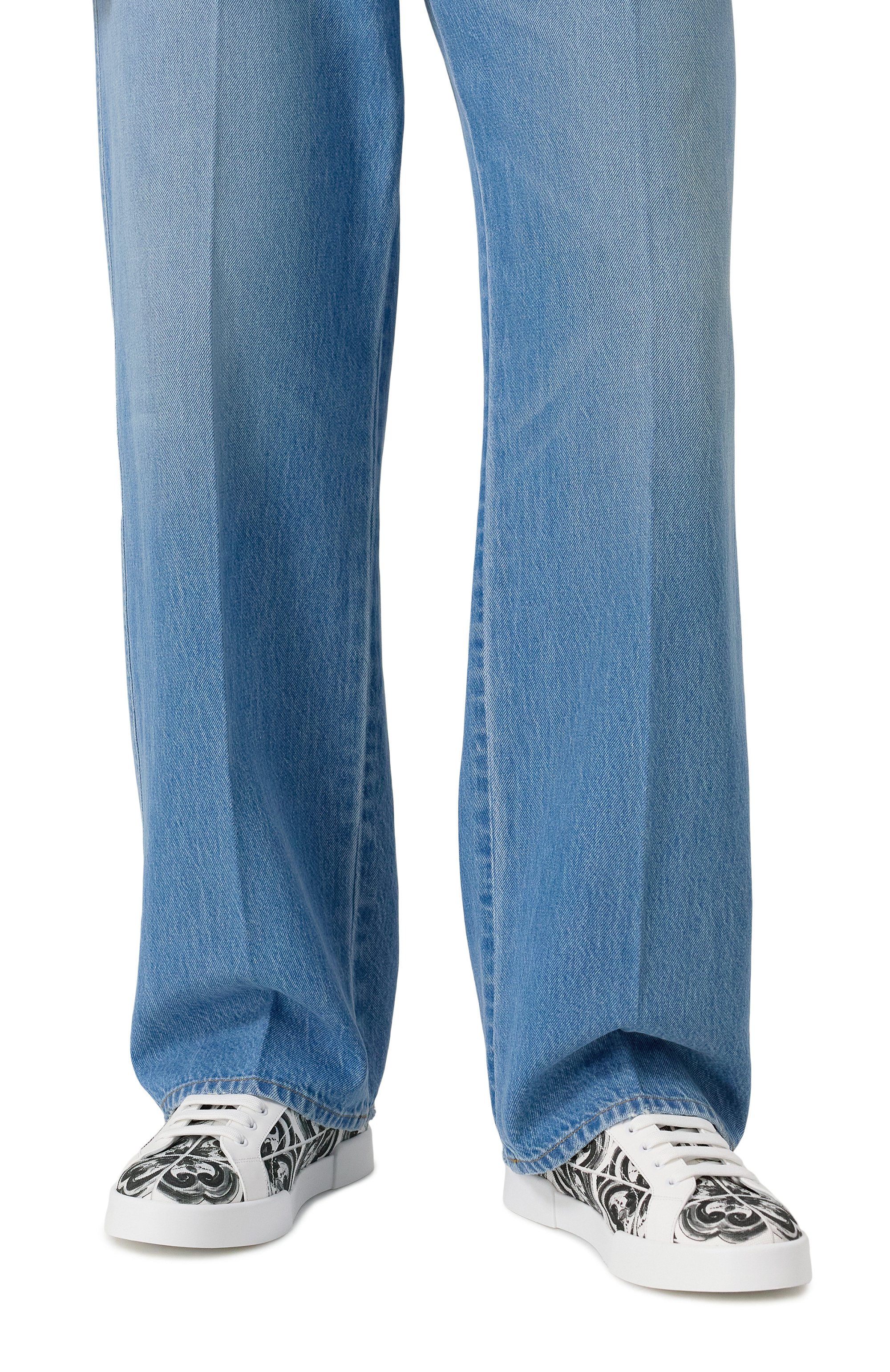 Комбинированные кеды portofino light strobel DOLCE & GABBANA, арт. CS2330/A9R22, фото 3