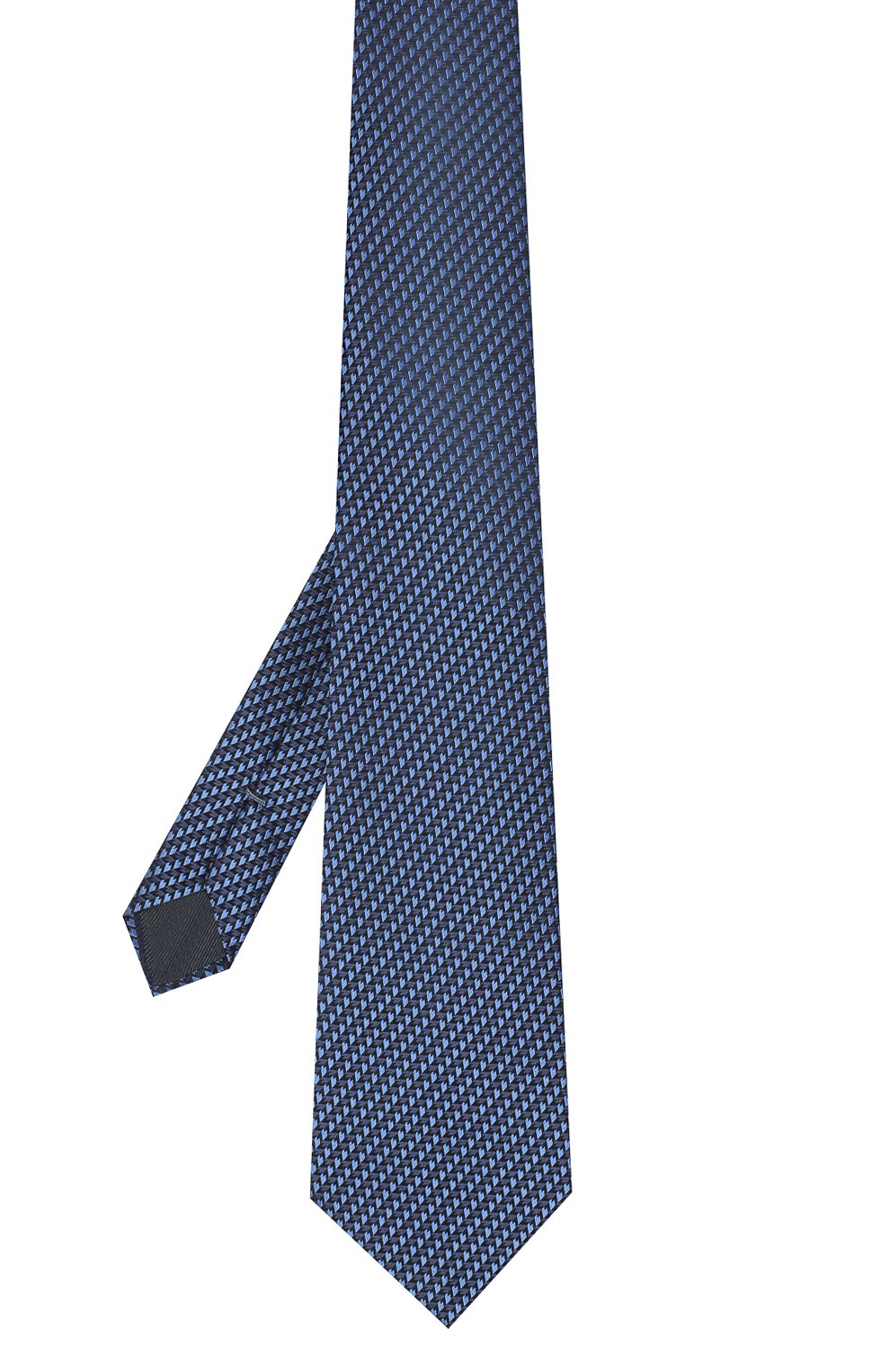 Шелковый галстук ZEGNA синего цвета по цене 18950 руб., арт. Z8W09/1UM, фото 2 Шелковый галстук ZEGNA, арт. Z8W09/1UM, фото 2