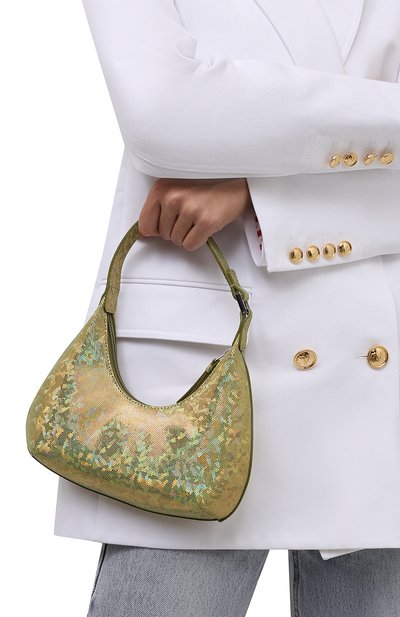 Сумка baby amber BY FAR салатового цвета по цене 65750 руб., арт. 21PFBASDIGH0L0SMA, фото 2 Сумка baby amber BY FAR, арт. 21PFBASDIGH0L0SMA, фото 2