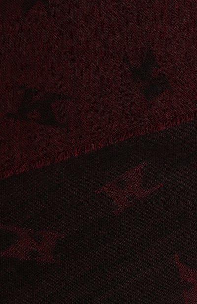 Шарф из шерсти и шелка KITON бордового цвета по цене 49950 руб., арт. USCIACX0237B, фото 3 Шарф из шерсти и шелка KITON, арт. USCIACX0237B, фото 3