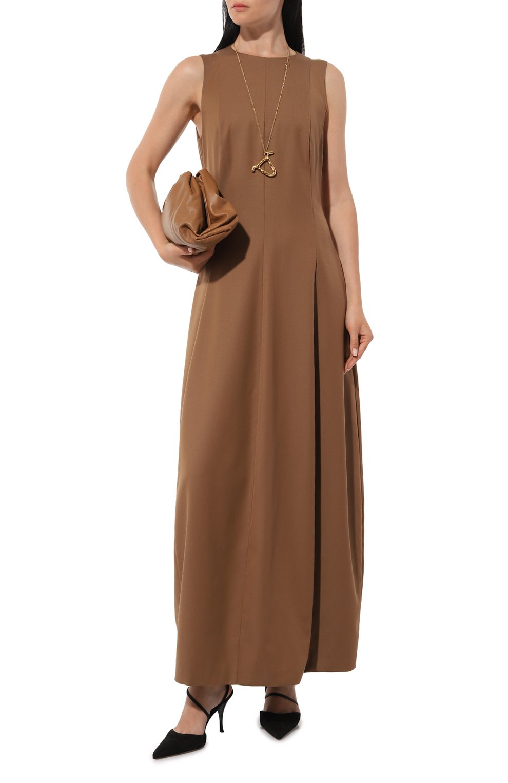 Шерстяное платье AGREEG коричневого цвета по цене 170000 руб., арт. 24023134, фото 2 Шерстяное платье AGREEG, арт. 24023134, фото 2