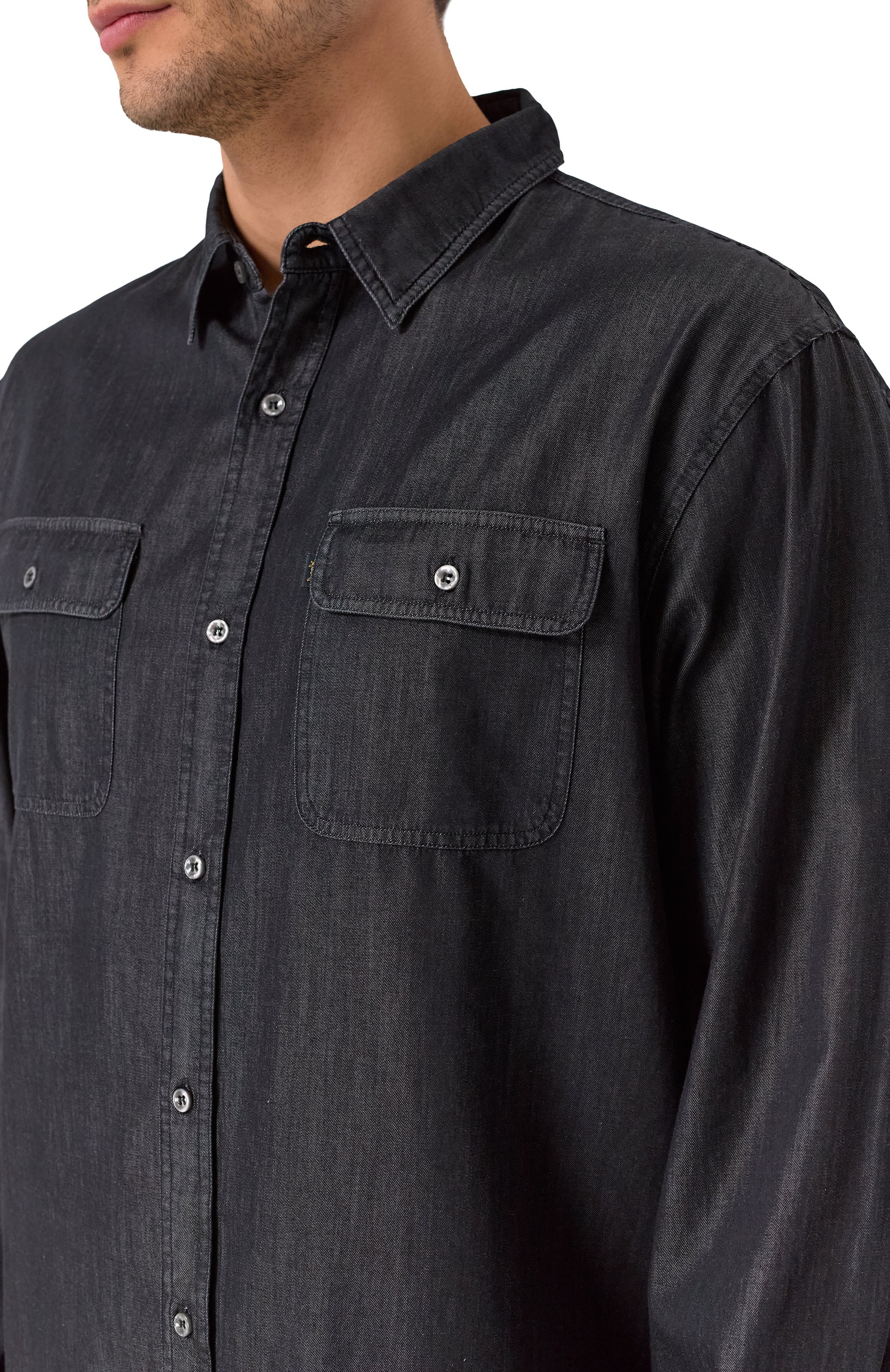 Джинсовая рубашка PAUL&SHARK, арт. 25413236, фото 5