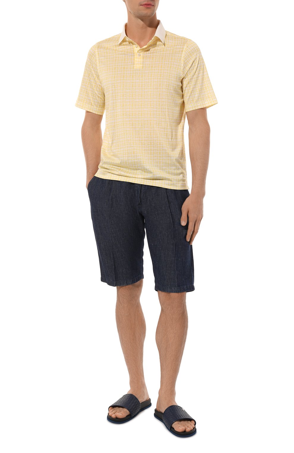 Кожаные шлепанцы ZILLI темно-синего цвета по цене 99500 руб., арт. H0099AM1015VLS001, фото 2 Кожаные шлепанцы ZILLI, арт. H0099AM1015VLS001, фото 2