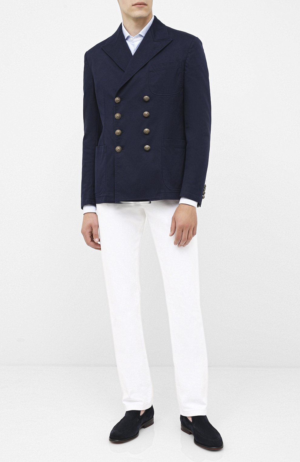 Замшевые лоферы LORO PIANA, арт. FAL2916, фото 2