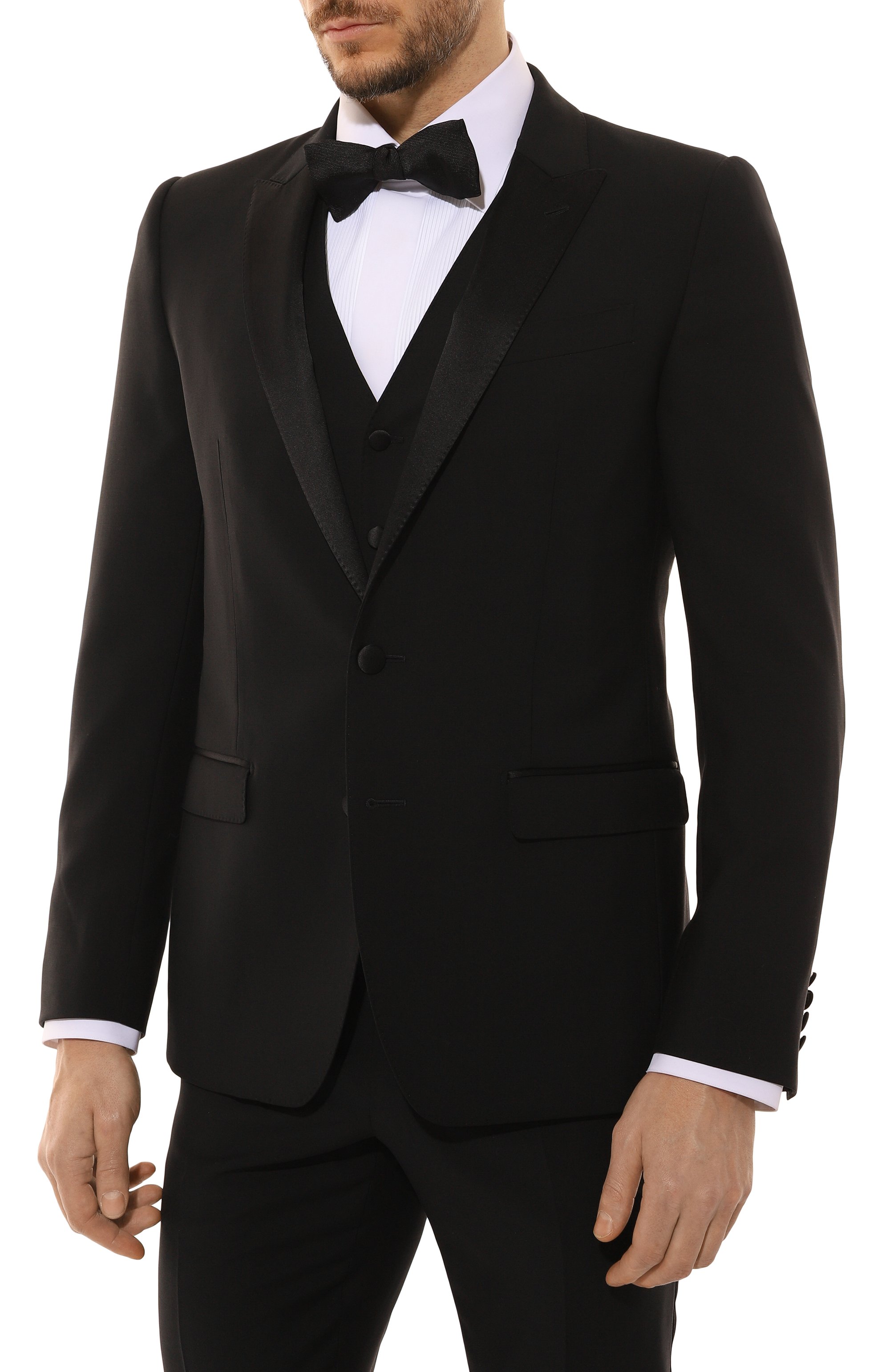 Шерстяной смокинг-тройка DOLCE & GABBANA, арт. GK2WMT/FU2Z8, фото 2