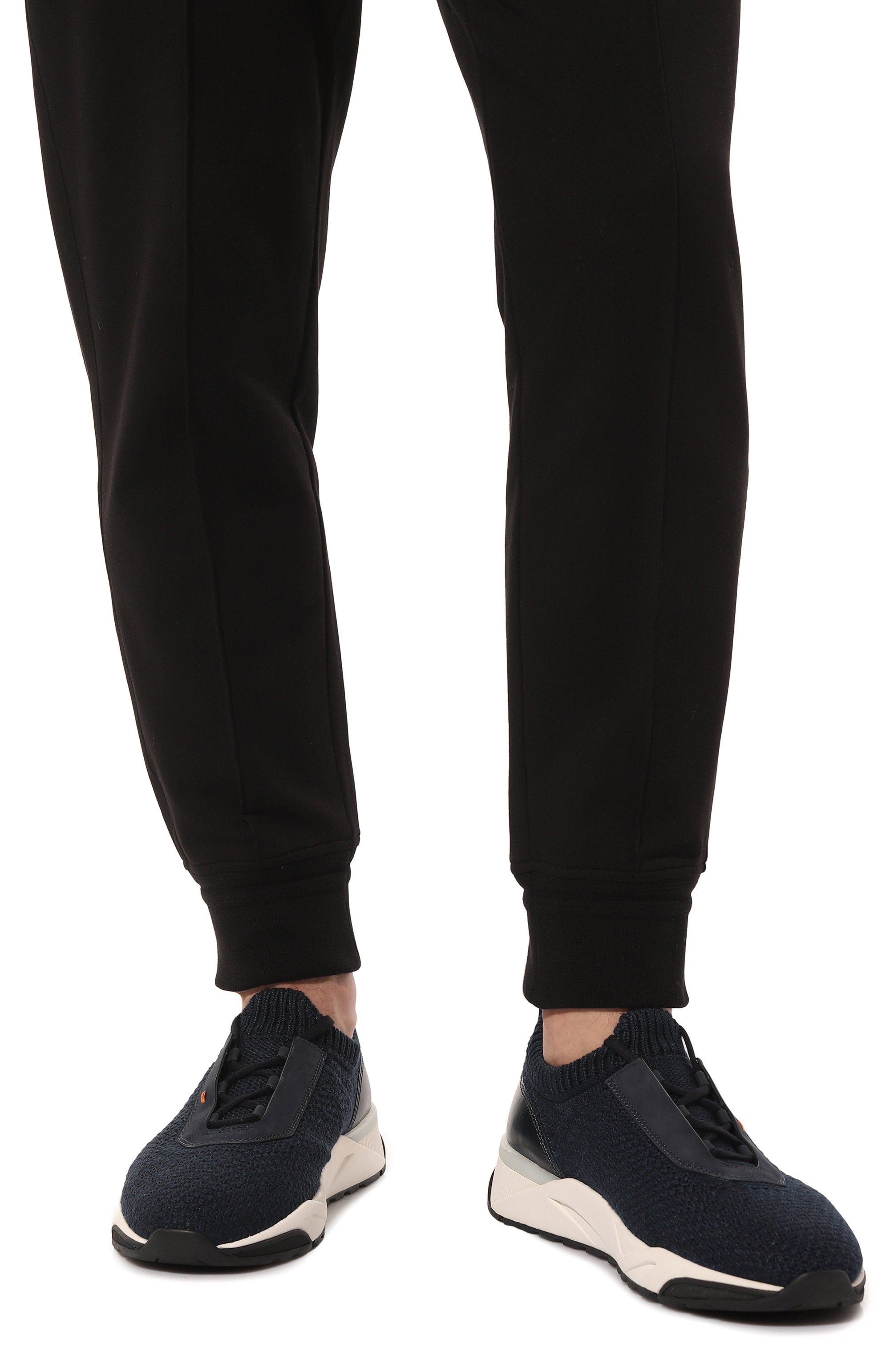 Текстильные кроссовки innova SANTONI темно-синего цвета по цене 65050 руб., арт. MBI021982BINNSZ4U61, фото 3 Текстильные кроссовки innova SANTONI, арт. MBI021982BINNSZ4U61, фото 3