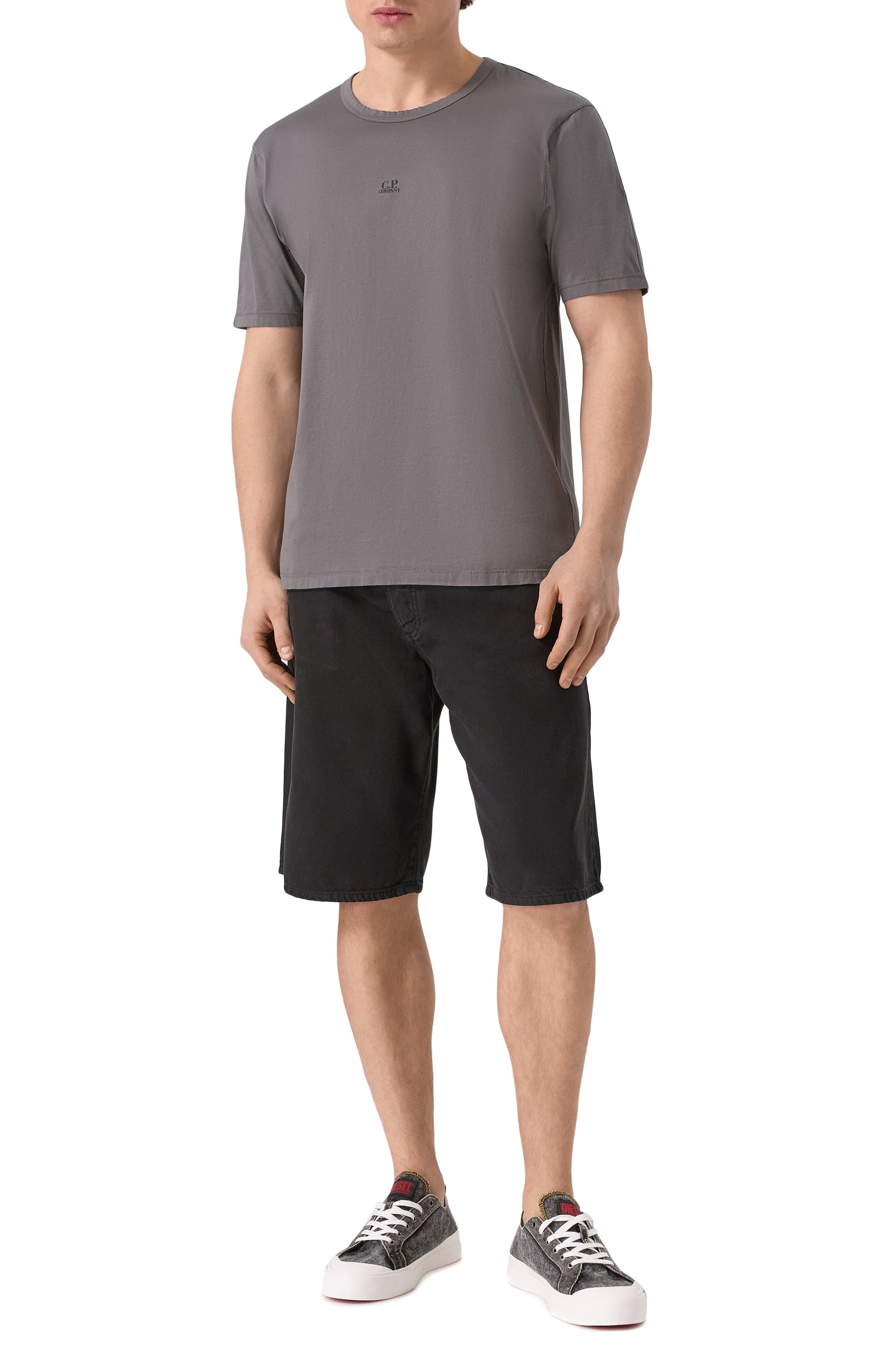 Хлопковая футболка C.P. COMPANY, арт. 18CMTS088A006374G, фото 2