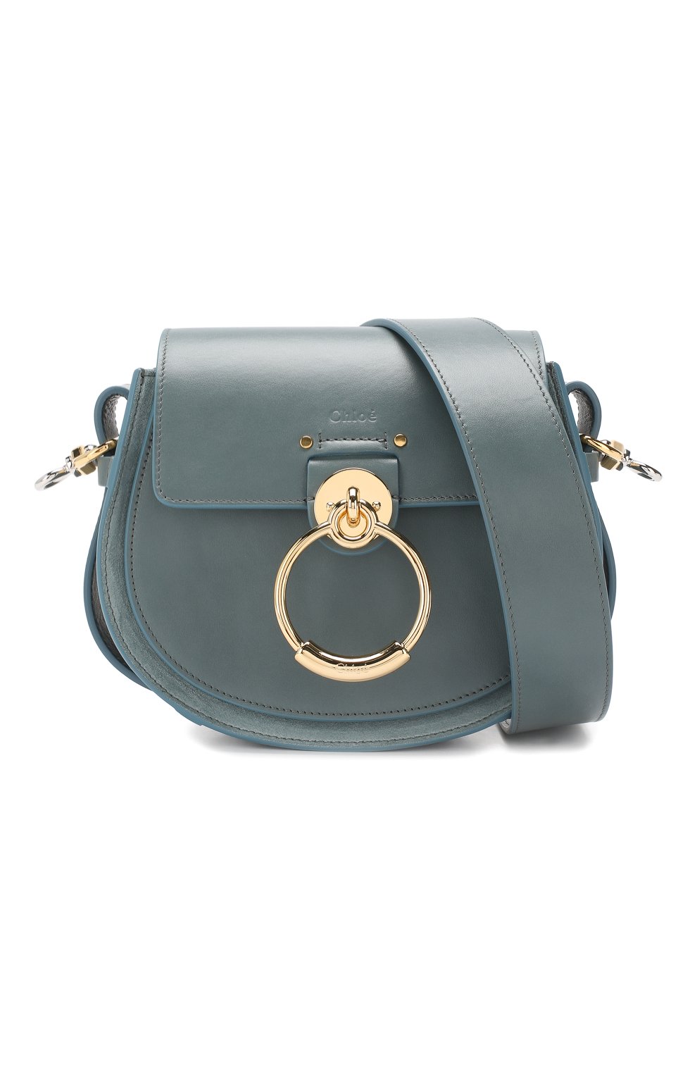 Сумка tess small CHLOÉ голубого цвета по цене 192500 руб., арт. CHC18WS153A37, фото 7 Сумка tess small CHLOÉ, арт. CHC18WS153A37, фото 7