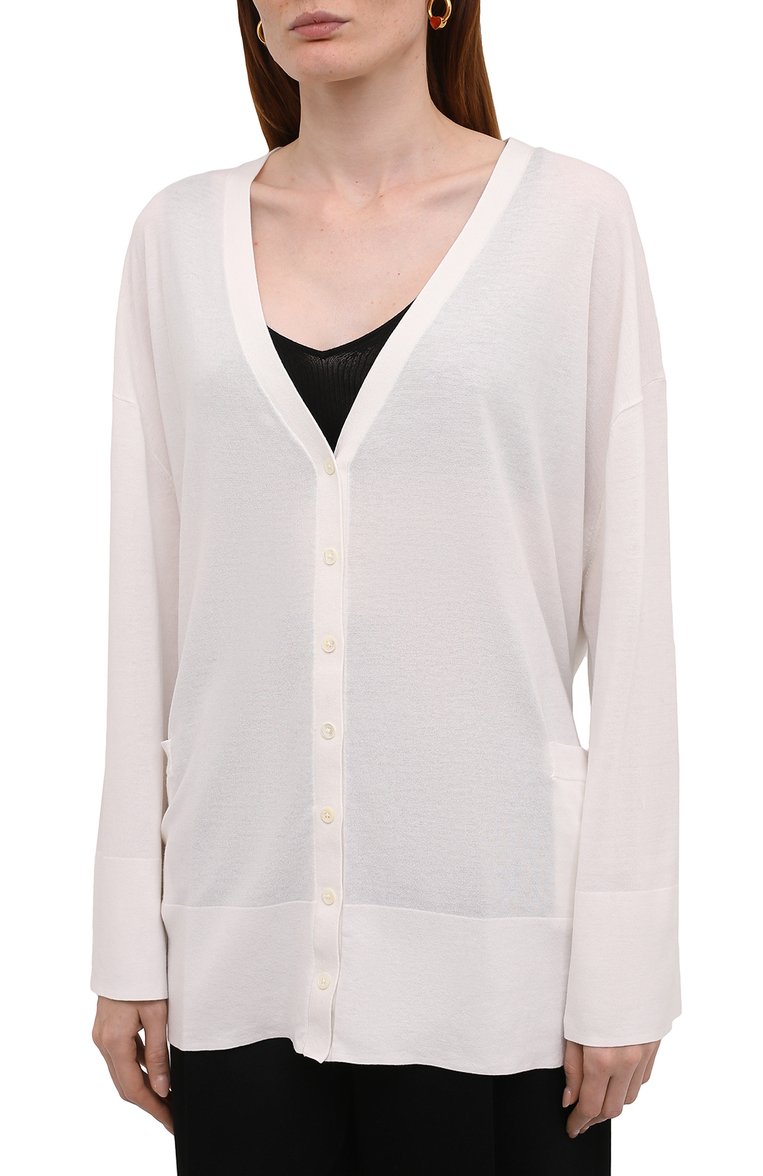 Хлопковый кардиган TOTEME, арт. 213-560-750, фото 3