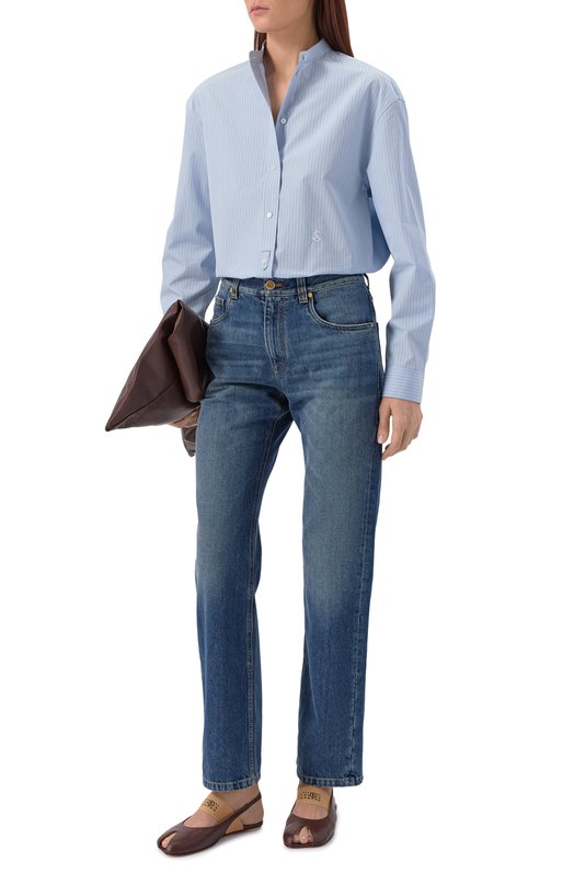 Кожаные балетки Anatomic MM6 S59WP0212/P3628 Коричневый  S59WP0212/P3628 Фото 3